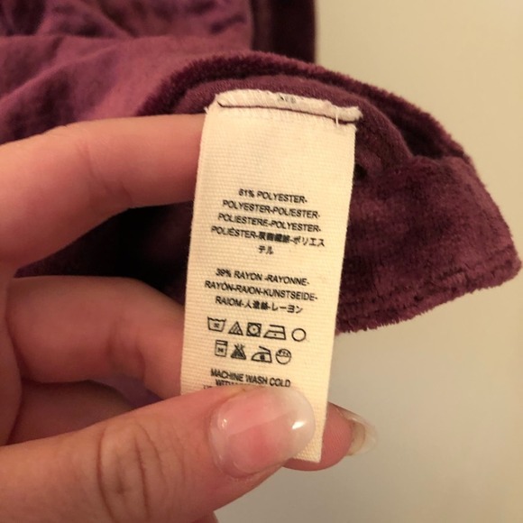 Free People Milan Velvet Pullover sz XS - Picture 5 of 5